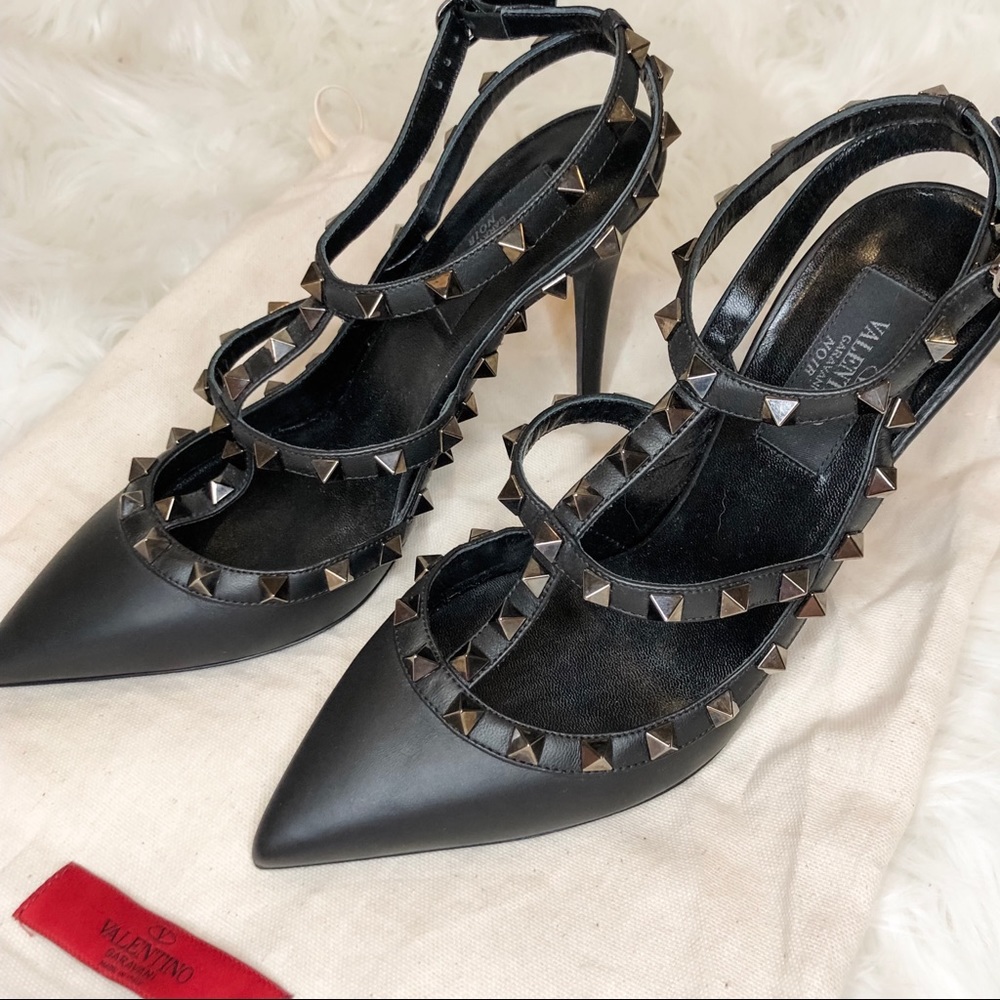 AUTHENTIC VALENTINO ROCKSTUD HEEL SIZE 37 (7)